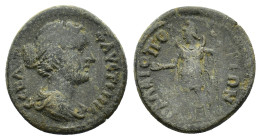 Pisidia, Palaeopolis. Faustina Junior (Augusta, 147-176). Æ (17,6 mm, 3,97 g). RPC IV.3, 7692 (temporary). About very fine.