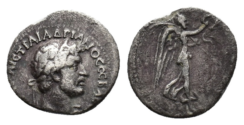 Cappadocia, Caesarea. Hadrian (117-138 AD). AR Hemidrachm (13,55 mm, 1,22 g). Sy...