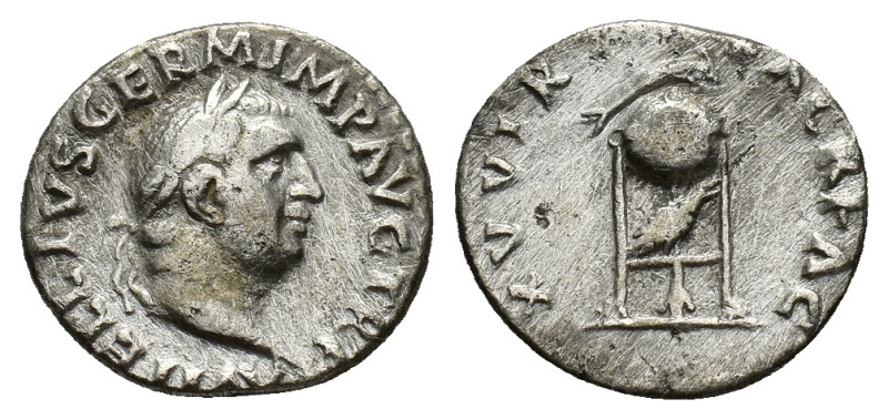 Vitellius (69). AR Denarius (17,4 mm, 3,14 g). Rome, April- December AD 69. A VI...