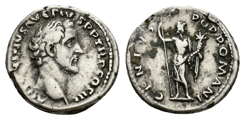 Antoninus Pius (138-161). AR Denarius (17,21 mm, 3,10 g). Rome, AD 141-143. ANTO...