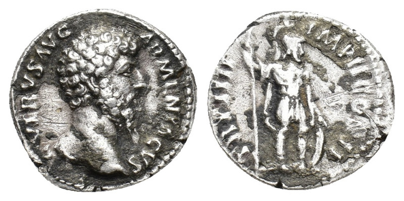 Lucius Verus (161-169). AR Denarius (16,77 mm, 3,26 g). Rome, AD 163-165. L VERV...