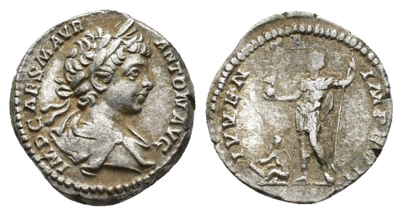 Caracalla (Caesar, 198-217). AR Denarius (17,6 mm, 3,25 g). Rome, AD 198-199. RI...