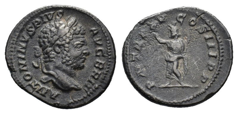 Caracalla (198-217). AR Denarius (19,6 mm, 2,27 g). Rome, AD 212. RIC 194. Very ...