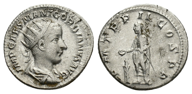 Gordian III (238-244). AR Antoninianus (21mm, 3.82g). Rome, AD 239. RIC IV 37; R...