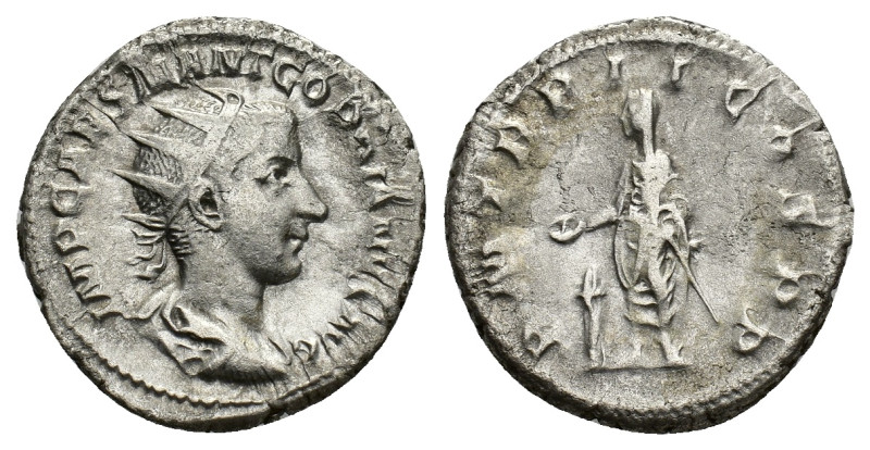 Gordian III (238-244). AR Antoninianus (21mm, 4.96g). Rome, AD 239. RIC IV 37; R...