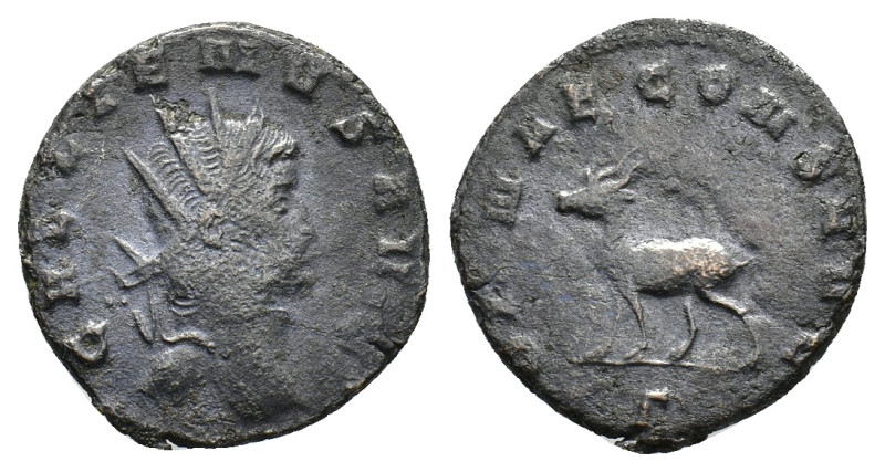 Gallienus (253-268). AR Antoninianus (19mm, 3.21g). Rome, 267-8. RIC V 180; MIR ...