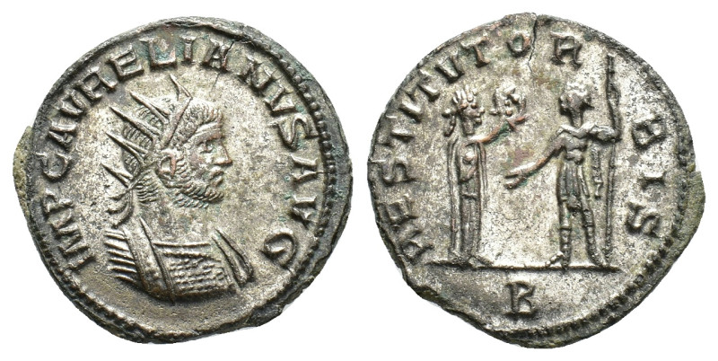 Aurelian (270-275). Radiate (22mm, 4.14g). Antioch, 272-3. RIC V online 3139; RI...