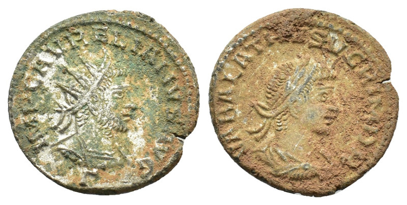 Aurelian with Vabalathus (270-275). BI Antoninianus (19,42 mm, 3,96 g). Antioch,...