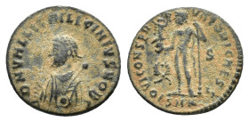 Licinius II (Caesar, 317-324). Æ Follis (16,81 mm, 2,25 g). Cyzicus, AD 317-320. RIC 9. About very fine.
