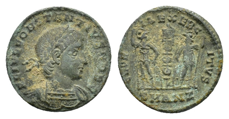 Constantius II (Caesar, 324-337 AD). Æ Follis (14,91 mm, 1,84 g). Antioch. RIC 8...