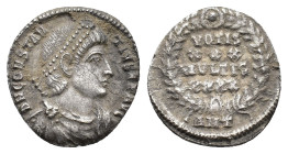 Constantius II (337-361). AR Siliqua (16,6 mm, 2,01 g). Antioch, AD 355-361. RIC 108. About very fine.