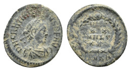 Gratian (367-383). Æ (14,22 mm, 1,13 g). Cyzicus, AD 379. RIC 22a. About very fine.