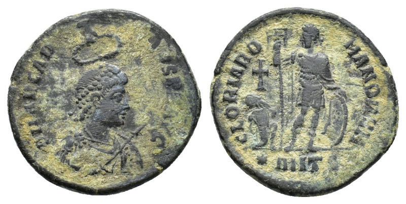 Arcadius (383-408). Æ Follis (21,5 mm, 5,09 g). Antioch. RIC 60. About very fine...