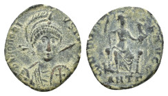Honorius (401-403). Æ (16,7 mm, 2,61 g). Antioch. RIC 99. About very fine.
