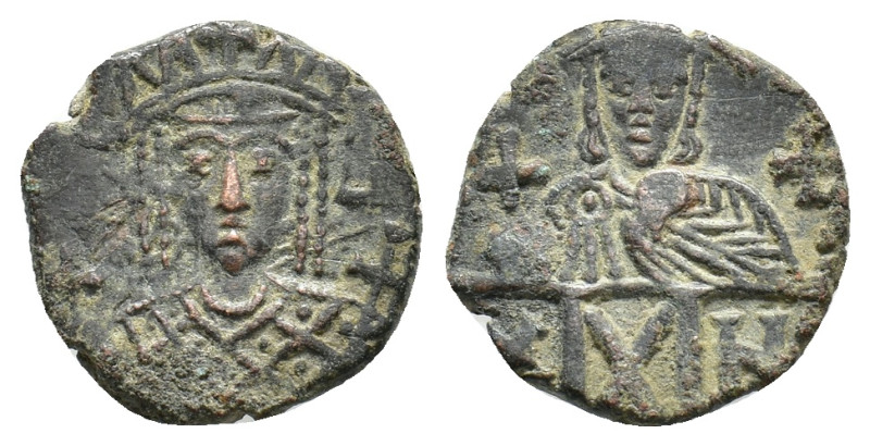 Constantine VI and Irene (780-797). Æ Follis (16,48 mm, 2,87 g). Constantinople....