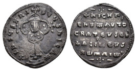 Nicephorus II (963-969). AR Miliaresion (20,9 mm, 2,48 g). Constantinople. Sear 1781. Very fine.
