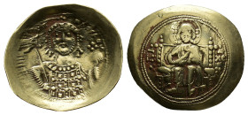 Michael VII Ducas (1071-1078). AV Histamenon Nomisma (26mm, 4.27g). Constantinople. Sear 1869. VF