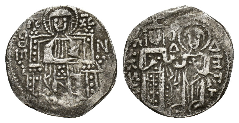 John VI Cantacuzene (1353-1354). AR Basilikon (18mm, 1.58g). Constantinople. Sea...