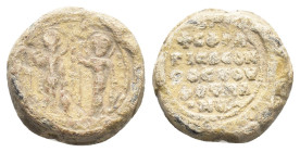 Byzantine Lead Seal (17,79 mm, 9,33 g). About very fine.
