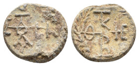 Byzantine Lead Seal (17,93 mm, 6,80 g). About very fine.