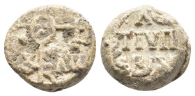 Byzantine Lead Seal (18,26 mm, 13,86 g). About very fine.