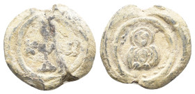 Byzantine Lead Seal (21,64 mm, 10,32 g). About very fine.