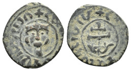 Armenia, Cilician Armenia. Hetoum II (1289-1293, 1295-1296, and 1301-1305). Æ Kardez (21,17 mm, 4,12 g). AC 398. About very fine.