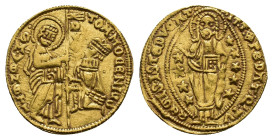 Italy, Venezia, Tommaso Mocenigo (1413-1423). Imitative AV Ducato (20mm, 3.40g). Cf. Gamberini 396. Good VF