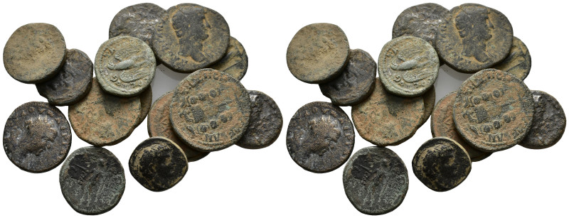 Lot of 15 Roman Provincial Æ coins, to be catalog. Lot sold as is, no return.