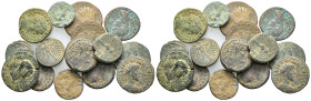 Lot of 15 Roman Provincial Æ coins, to be catalog. Lot sold as is, no return.
