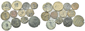 Lot of 12 Roman Imperial Æ coins, to be catalog. Lot sold as is, no return.