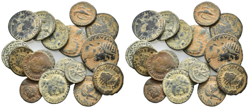 Lot of 17 Roman Imperial Æ coins, to be catalog. Lot sold as is, no return.
