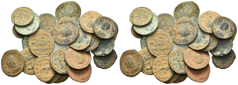 Lot of 27 Roman Imperial Æ coins, to be catalog. Lot sold as is, no return.