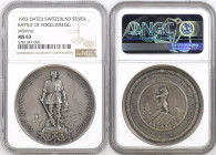 APPENZELL. 500TH ANNIVERSARY OF BATTLE OF VOGELINGEGG 1903, Medal, silver, 45mm, NGC MS 63