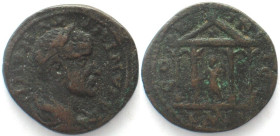CILICIA. Ninica - Claudiopolis, AE 26mm, Maximinus I Thrax, 235-238 AD, Temple, VF