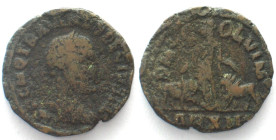 MOESIA SUPERIOR. Viminacium. AE Sestertius 250 AD (AN XII), Trajan Decius, Dacia standing, VF
