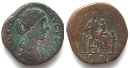 LUCILLA. AE Sestertius 164-166 AD, VF/VF-