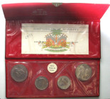 HAITI. 1973 BU Silver Mint Set 2 x 25 Gourdes & 2 x 50 Gourdes