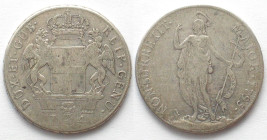 GENUA. 4 Lire 1795, silver, VF
