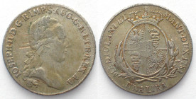 MILAN. Lira 1781 LB, Joseph II of Austria, silver, VF-XF