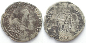 PAPAL STATES, Testone ND, Gregory XIII, 1572-1585, Rome mint, silver, VF-, very rare!