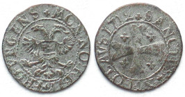 FREIBURG / FRIBOURG. Kreuzer 1712, billon, AU!
