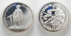 SWITZERLAND. ALTDORF (URI) 50 Francs 1985, SHOOTING FESTIVAL, silver, Proof