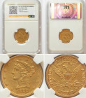 US. 1882 CORONET HEAD 5 Dollars. HALF EAGLE, gold, CCG AU 55