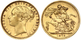 Australia Sovereign 1872 S - XF