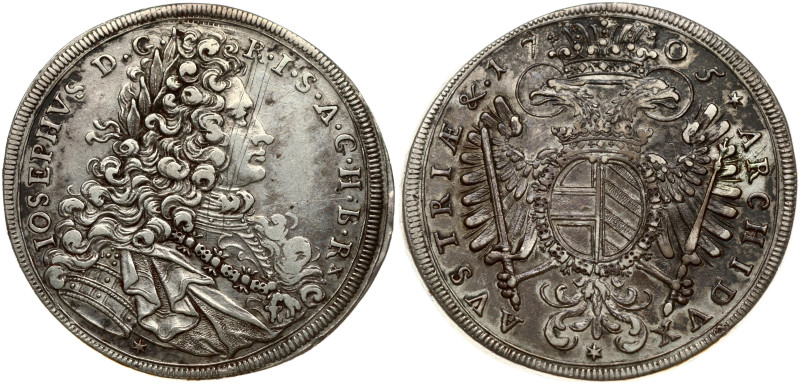 Holy Roman Empire. Joseph I (1705-1711). Taler 1705 Munich mint. Silver. Scratch...
