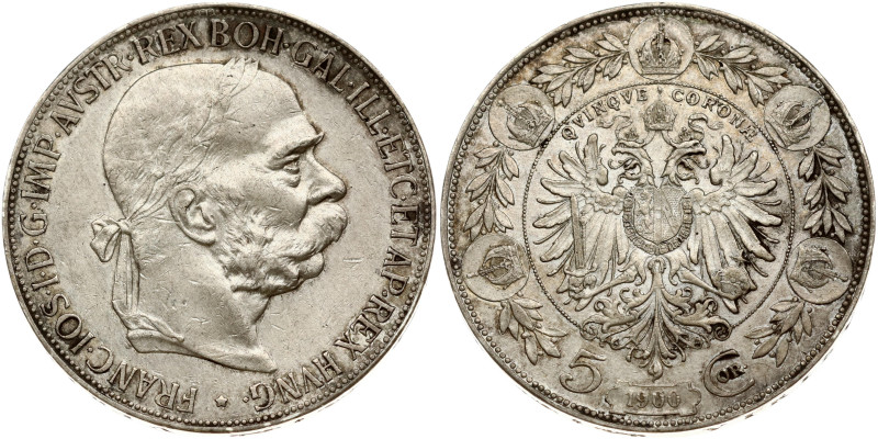 Austria. Franz Joseph I (1848-1916). 5 Corona 1900. Silver 23.93g. KM-2807