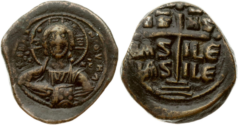 Byzantine Empire 1 Follis ND (1028-1034) Anonymous, Constantinople. Romanus III,...