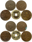 China Kiangsi Province 10 Cents 49 (1912) and Various Lot of 5 Coins