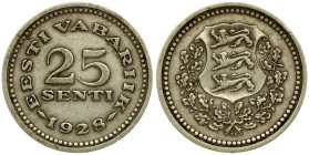 Estonia 25 Senti 1928 - VF+